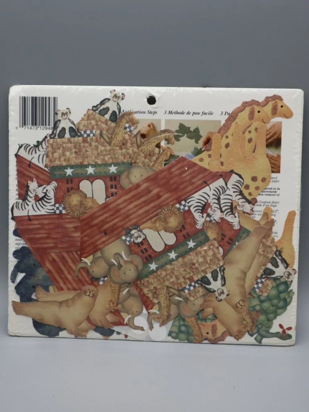 Daisy Kingdom Wallies Wallpaper Cutouts Noah's Ark 25 Pieces Easy Apply #12948